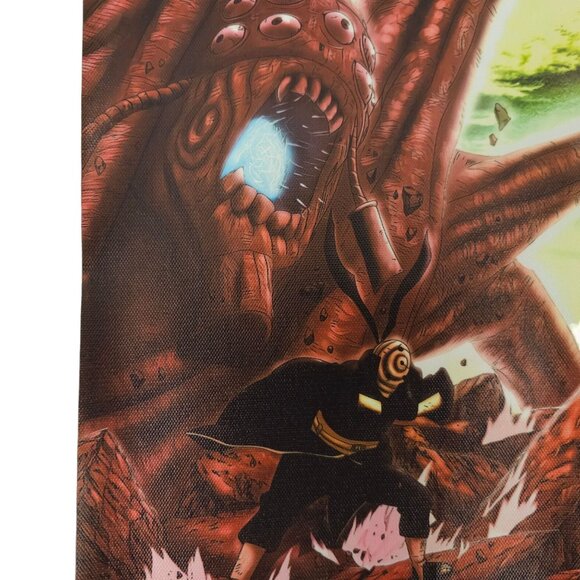 Naruto Uchiha Obito Outer Path Demon Statue Anime Canvas Print 8" x 10" Wall Art - Picture 7 of 10